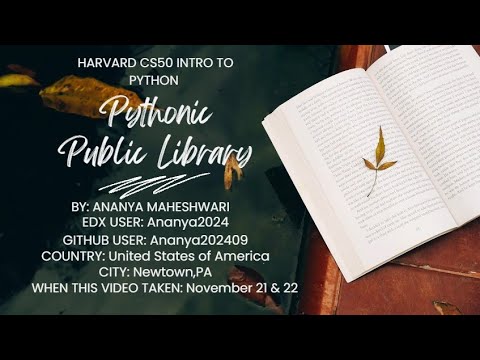 Harvard CS50 Intro to python Final Project