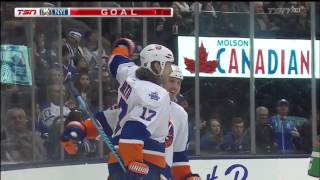 Islanders @ Maple Leafs Highlights 12/29/15