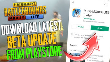 Download Latest Beta 0.18.0 From Play store PUBG mobile lite Beta new Update on play store
