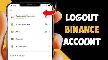 How to Logout Binance Account