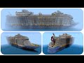 How to build a ship in minecraft part 17 harmony of the seas minecraft ship tutorial