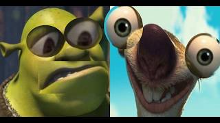 Shrek Meets Sid The Sloth