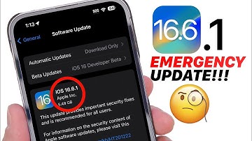 iOS 16.6.1 Emergency Update Released - Why You NEED To Update!