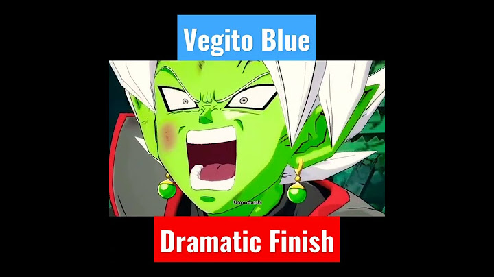 Dragon Ball Fighterz - Vegito Blue Dramatic Finish #shorts #dbfz #anime #dragonball #games