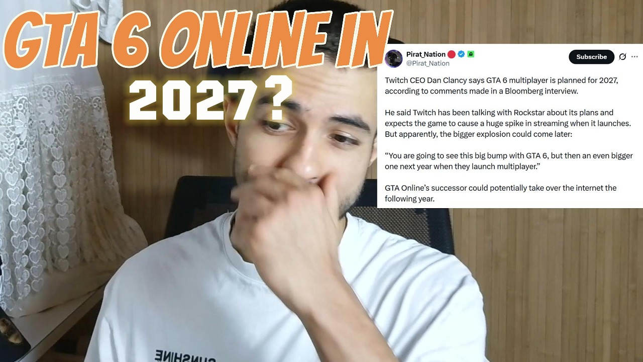 GTA 6 ONLINE DELAYED UNTIL 2027?! TWITCH CEO MAY HAVE JUST LEAKED IT #gta6 #gta6online  #twitch