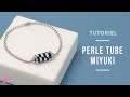 TUTORIEL | Bracelet Miyuki Homme avec Perle Tube Miyuki - Bijou Fait-Main Fête des Pères