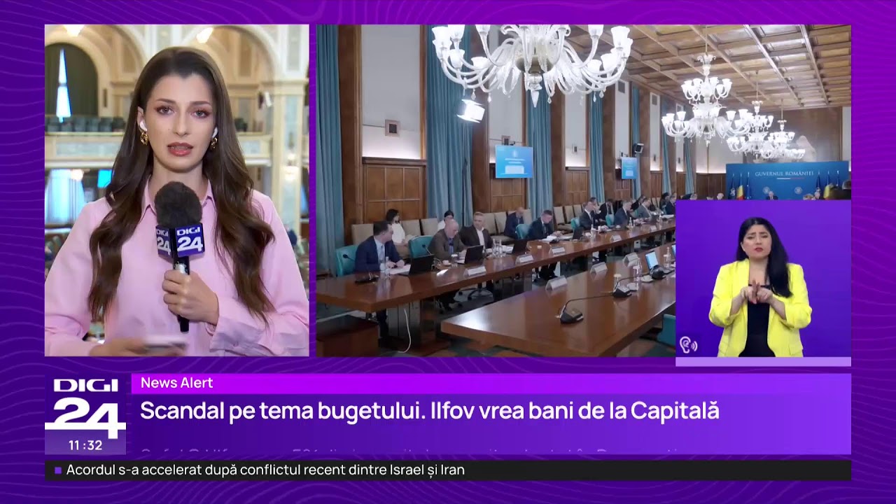 🟣Știrile Digi24  de la ora 11 – 25 februarie 2026