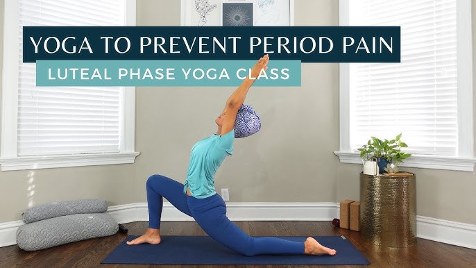 15 Min Period Yoga for Menstrual Cramps Relief (All Levels Yoga) 