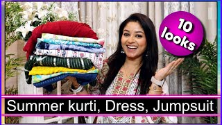 Amazon kurti haul / Summer Dress, Jumpsuit, kurti in Budget/ Casualwear shopping with Vaishali Mitra