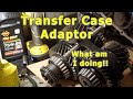 Fj45 landcruiser restoration  how to install a marks 4wd transfer case adpator  episode 10