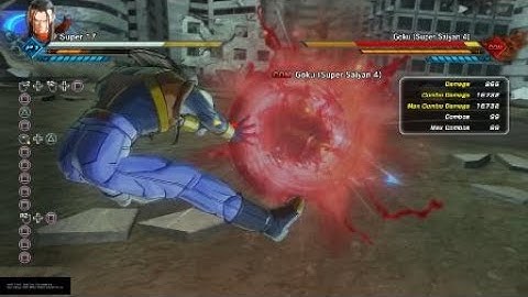 DBXV2 Super Android 17 freestyle tech combo demonstration  (ADVANCED)