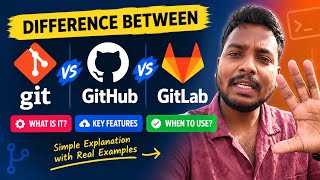 What is Git vs Gitlab vs Github in detail | Srikanth Vodnala