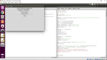 Python example: Implement Tab using ttk.Notebook