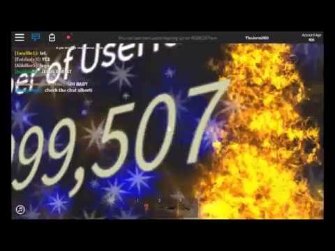 Roblox Counting Down To User 100 Million Youtube - roblox counting down to user 100 million
