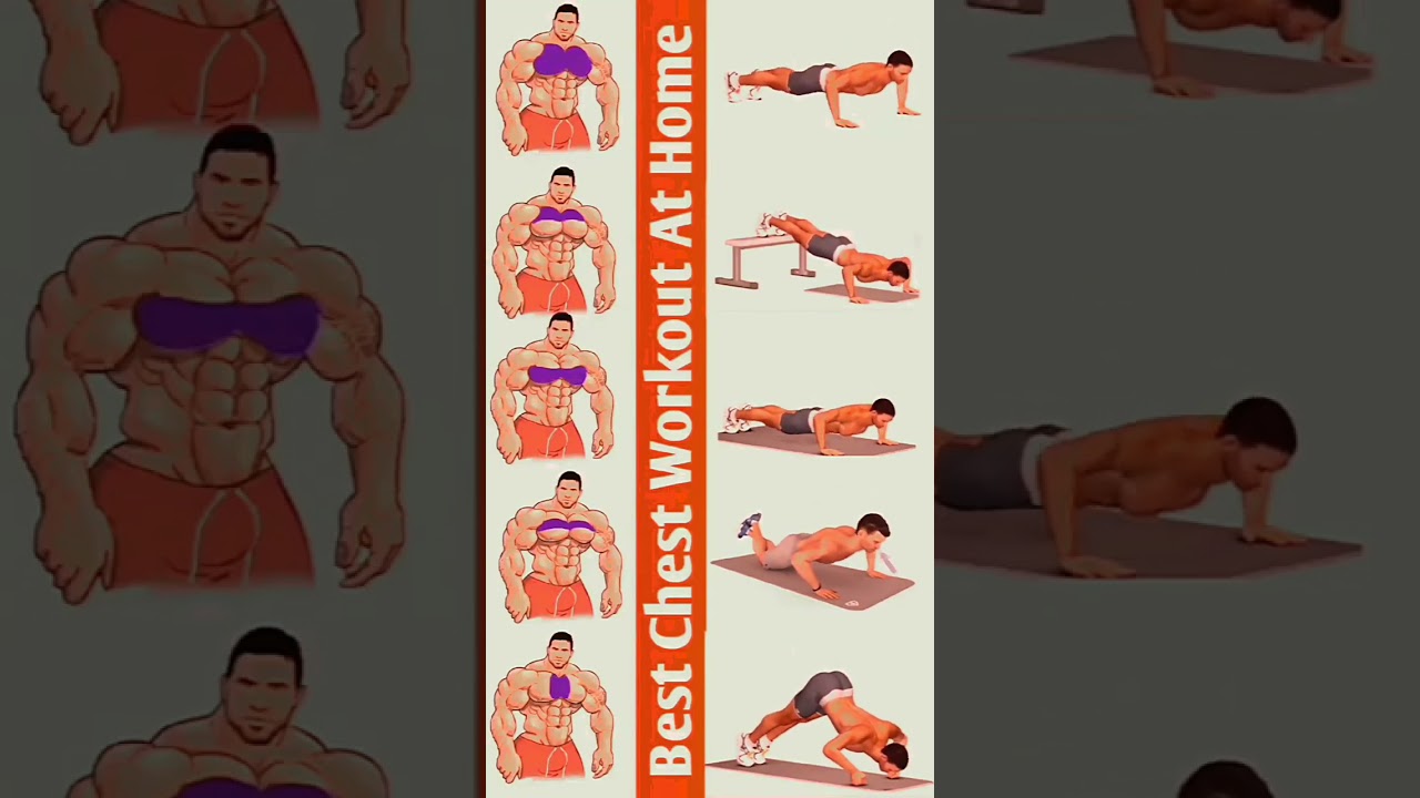 Chest workout☝️at home #trading #homeworkout #youtube #exercise #gymmotivation