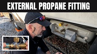 HOW TO HOOK UP AN EXTERNAL PROPANE TANK TO YOUR RV