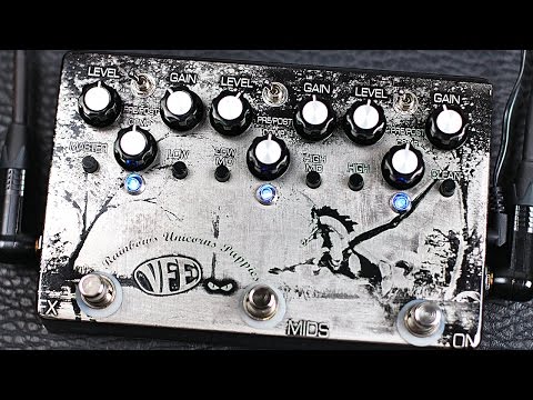 VFE Pedals - Rainbows Unicorns Puppies - Multiband Distortion - GUITAR Demo