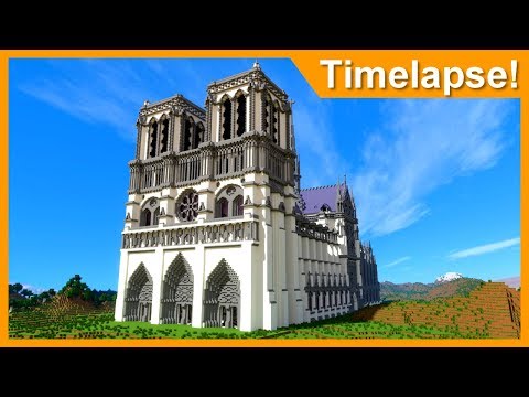 Notre-Dame De Paris - Minecraft Recreation Timelapse