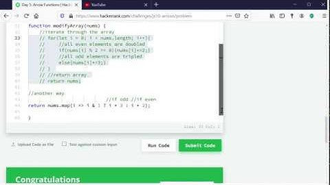 Day 5  Arrow Functions   HackerRank JavaScript
