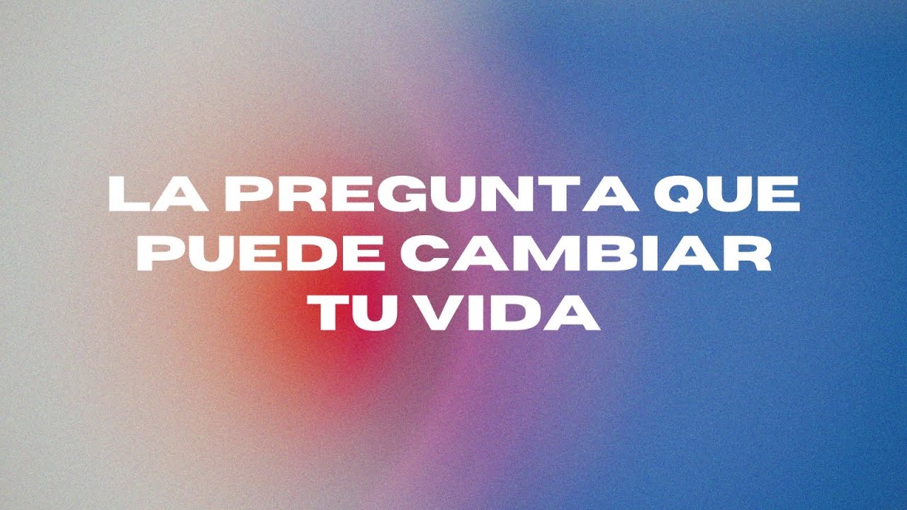 LA PREGUNTA QUE PUEDE CAMBIAR TU VIDA/ Matias Pincini - YouTube