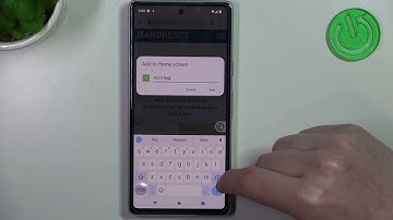 How To Add Website Shortcut Icon To Home Screen In Google Pixel 7a