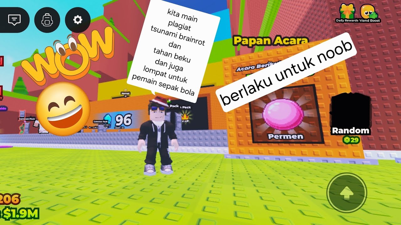 Wow kita main seru kayanya