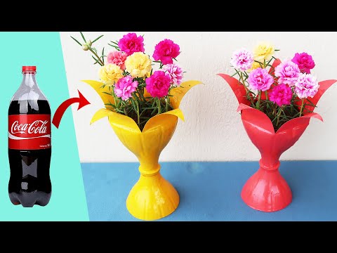 Creative Flower Pot Ideas From Discarded Plastic Bottles