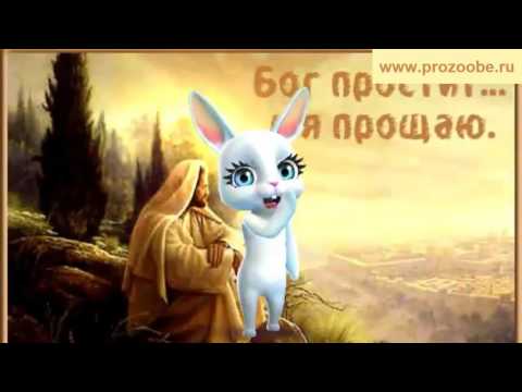 Поздравление на Прощёное воскресенье ☝☝☝ Я искренно тебе добра желаю ✵✵✵ Поздравления от Зайки