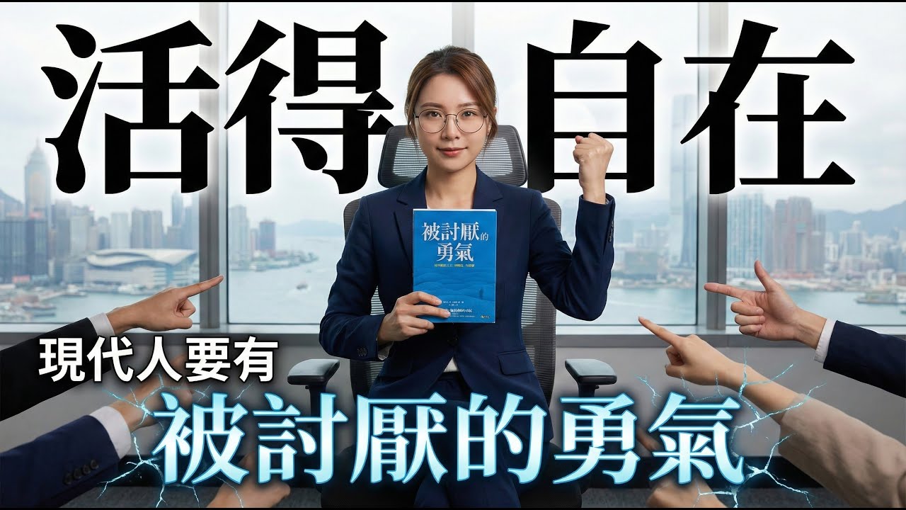 《 #被討厭的勇氣 》4 大思考方式，看透人際關係的本質，瞬間釋放壓力！