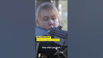 ‘Are we Ukraine 2.0?’ The Estonian women preparing for war #shorts