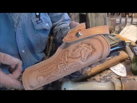 Making a Leather Holster Chapter 4: Adding the Stitch Holes for Sewing 