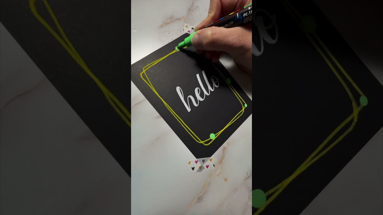 "Creative Lettering Ideas for Card Making: Easy & Beautiful Designs!" | Writing ASMR