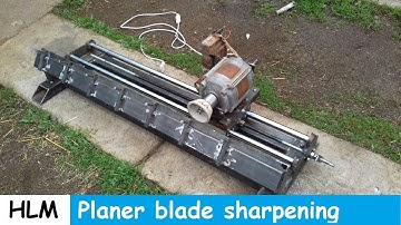 Planer blade sharpening machine