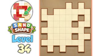 Sand Shape Level 34 Gameplay & Solution