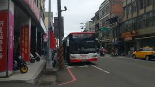 (4K) 桃園客運5039觀崁 新屋站出站(KKA-3951)