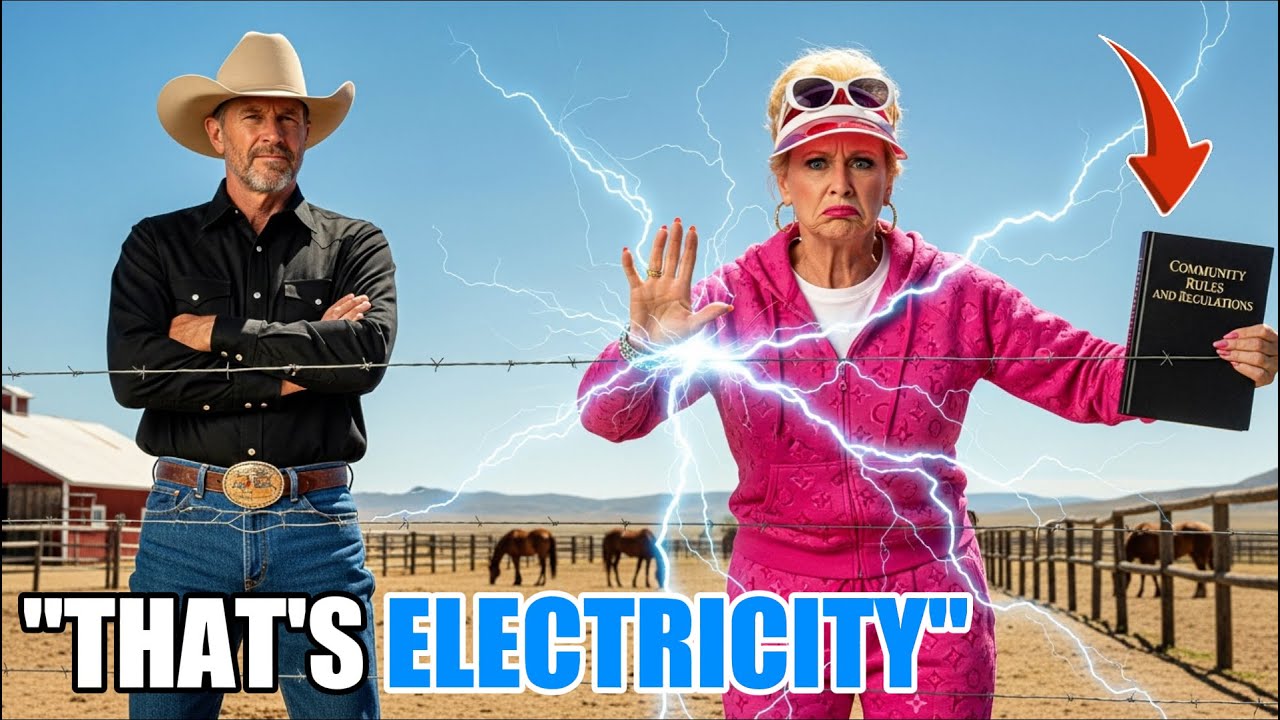 Karen Claimed My Ranch Was “Community Land” — One Electric Fence Ended Her Fantasy