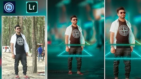 Ps Touch NEON GLOWING EFFECT ||  STYLISH PHOTO EDITING || LATEST PHOTO EDITING TUTORIAL BY Eyachin