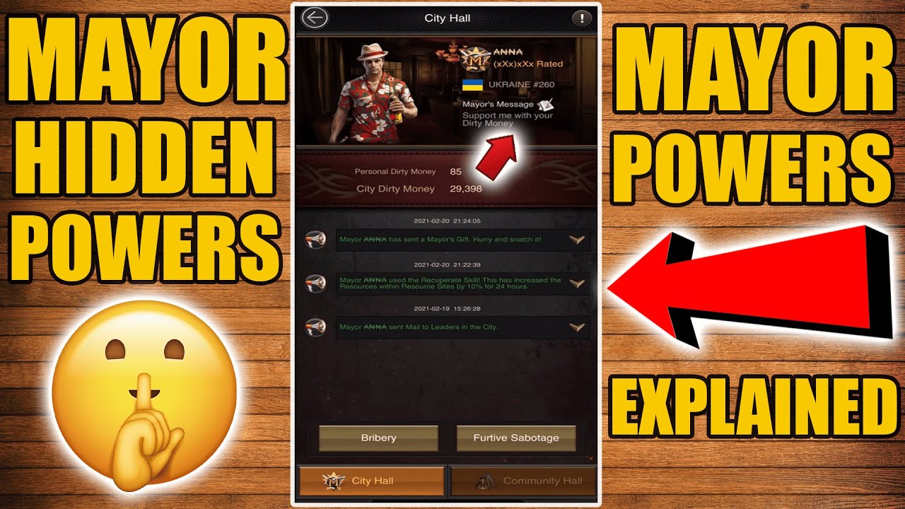 Mayor Is Over Powered In Mafia City - Mayor Powers Explained