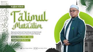 🔴[LIVE] KAJIAN KITAB TA'LIM AL- MUTA'ALLIM | USTADZ ACHMAD FADHOLI