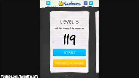 6 Numbers by Brainbow Level 1 10 Answers All Levels 6 Numbers   Level 1 10 All Levels Answers