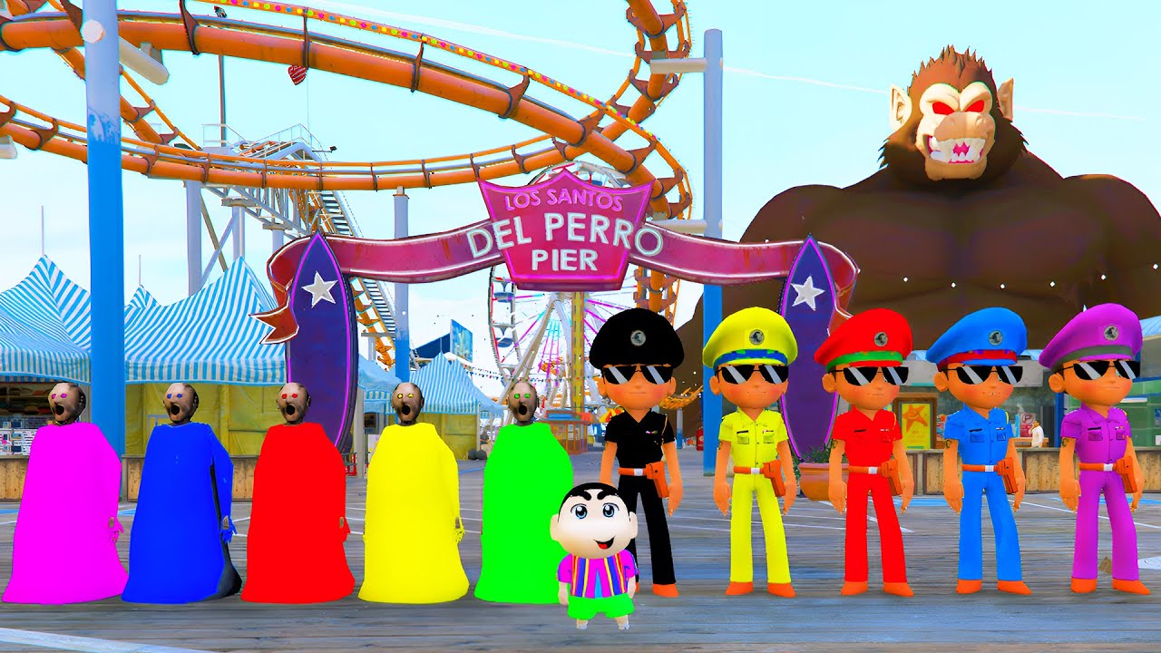 Little Singham Shinchan Granny Playing Hide and Seek With Shinchan Face Car Little Singham Hide Seek