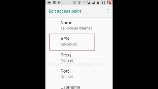 Cara Setting APN Telkomsel 4G LTE di Android screenshot 5