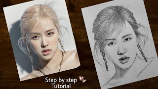 How to draw Rose Blackpink easy | Drawing Tutorial | YouCanDraw