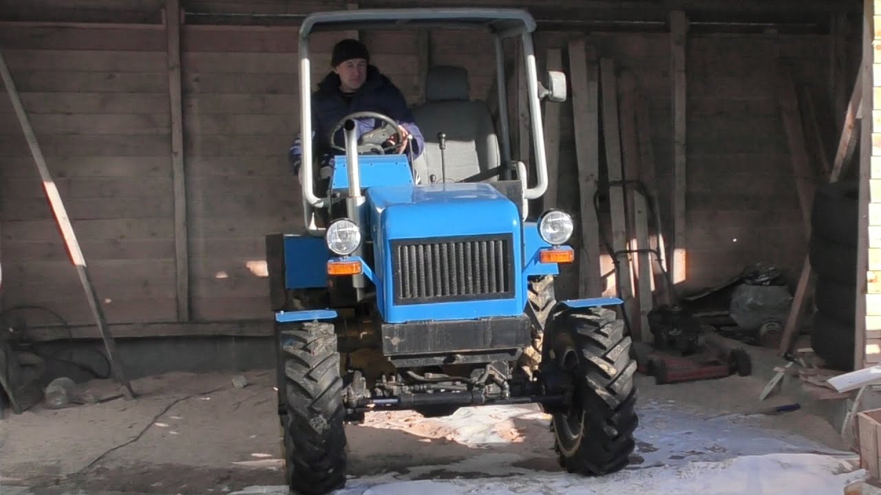 Самодельные минитрактора пашут купить трактор мтз россия