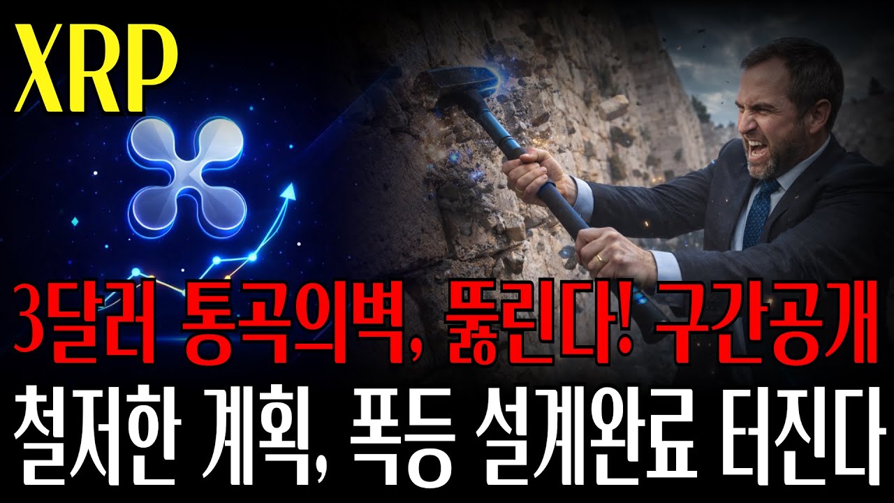 XRP 긴급!!] 통곡의벽 3달러 드디어 뚫는날 나왔습니다! 여기뚫리면 아시죠? 철저한 폭등설계 확인완료! - YouTube