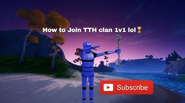 1v1 Lol how to Join TTH Team 1 of the best mobile clans🏆 *No hate*