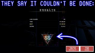 Masochist Finally Gets The SS Rank in Sprint Mode - Tetris Effect