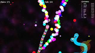 Slither Worm IO: Nebula- Snake Game- Relaxing game screenshot 5