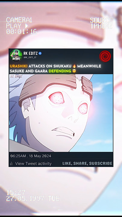 Sasuke And Gaara Fights Urashiki 🤯🥶