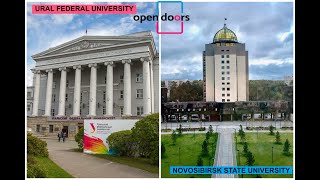 Webinar with the representatives of the universities UrFU (Yekaterinburg) and NSU (Novosibirsk)